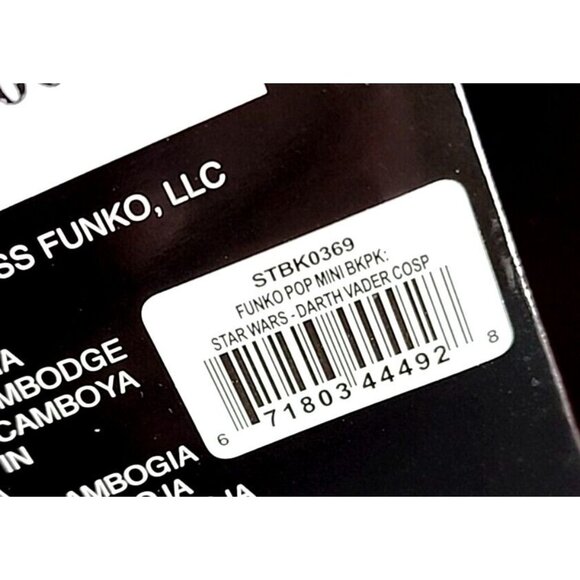 Loungefly Darth Vader Mini Backpack Star Wars Funko POP Disney Cosplay NWT - Picture 3 of 10